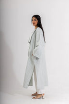 DANA STRIPED LINEN COTTON KIMONO
