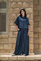 Denim Look Airy Set