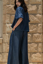 Denim Look Airy Set