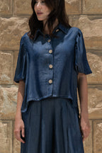 Denim Look Airy Set