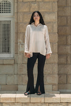Studs Top - Beige