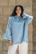 Studs Top - Baby Blue