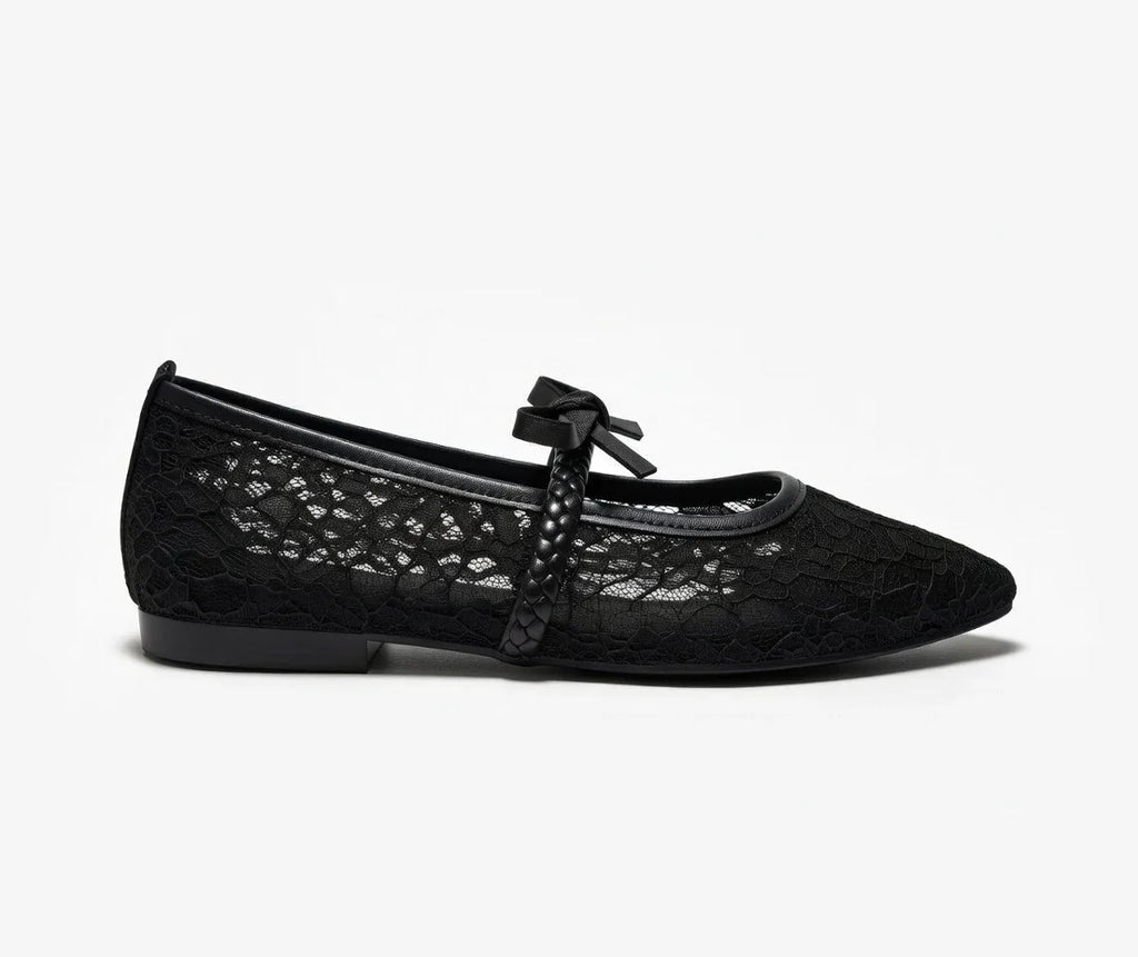 Black Luna Lace Mary Jane