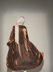 Shimmer Emilia Kaftan in Firey Grey