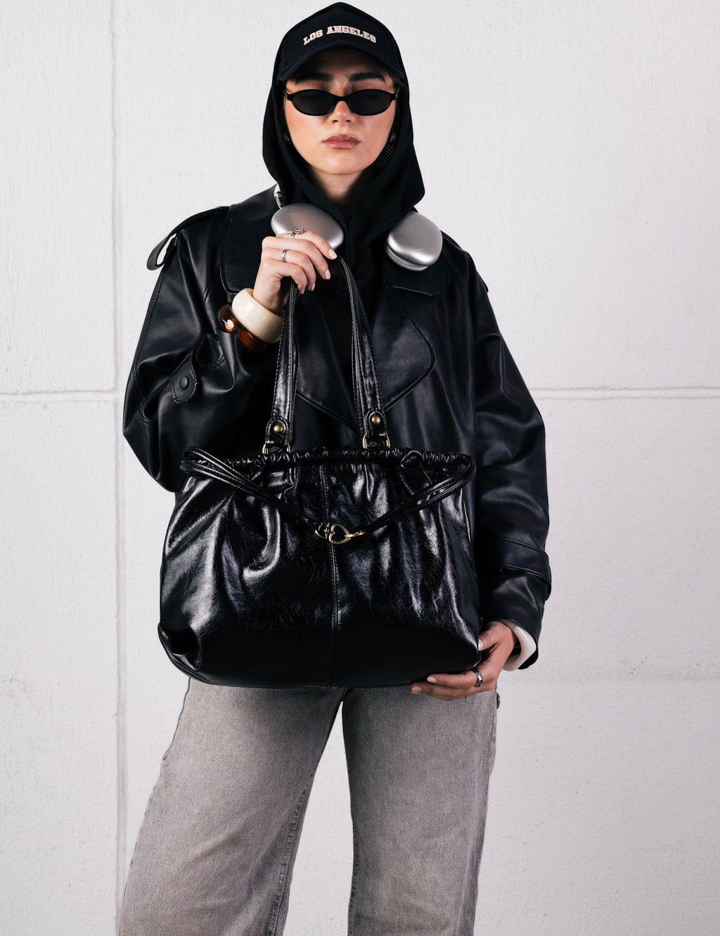 SCRUNCH BAG BLACK
