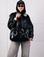 SCRUNCH BAG BLACK