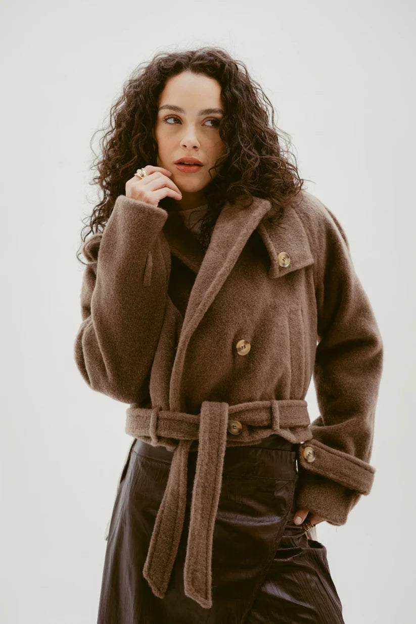 Cozy Belted Jacket