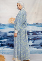 BluePalm wrap Dress