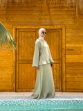 Linen Peplum Set C602
