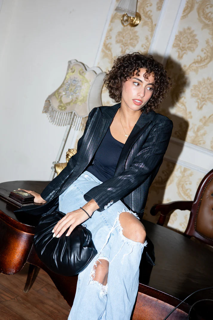 Rosa blazer in black