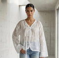 Floral Chinese Blouse ( Pre order )