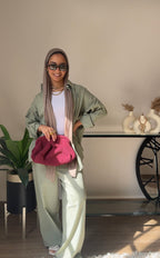 Essential linen Set - Olive