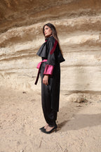 The High–Low Edit Trench - black