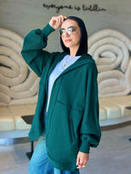 HOODED CARDIGAN