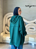 HOODED CARDIGAN