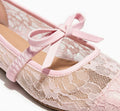 Rose pink Lace Mary Jane