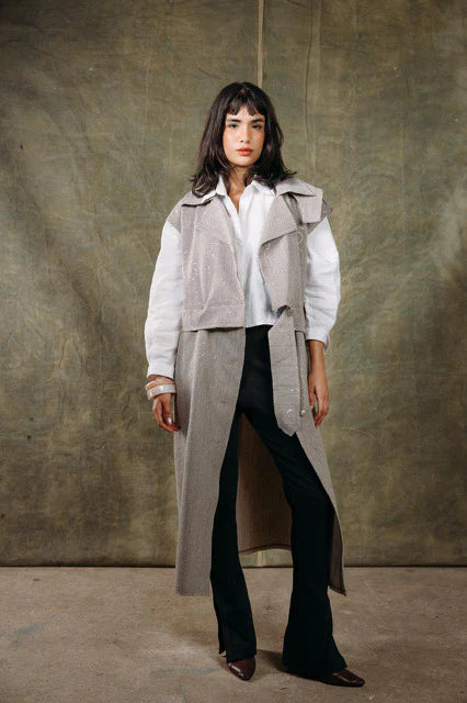Cozy Knit Long Vest