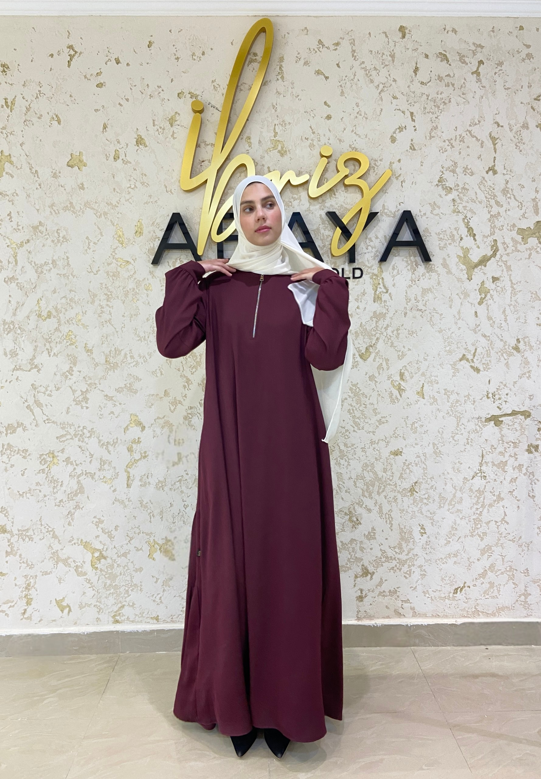 Loose Flowy Abaya 046