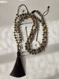 Ramadan Prayer Beads Set - Earth Tones Brown Tassel