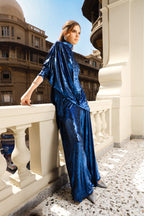 Draped Twilight Set - Blue