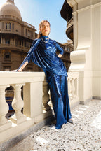 Draped Twilight Set - Blue
