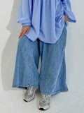 Denim Wide leg pants