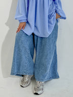 Denim Wide leg pants