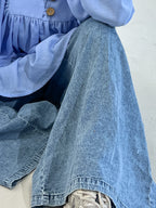 Denim Wide leg pants