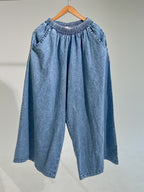 Denim Wide leg pants