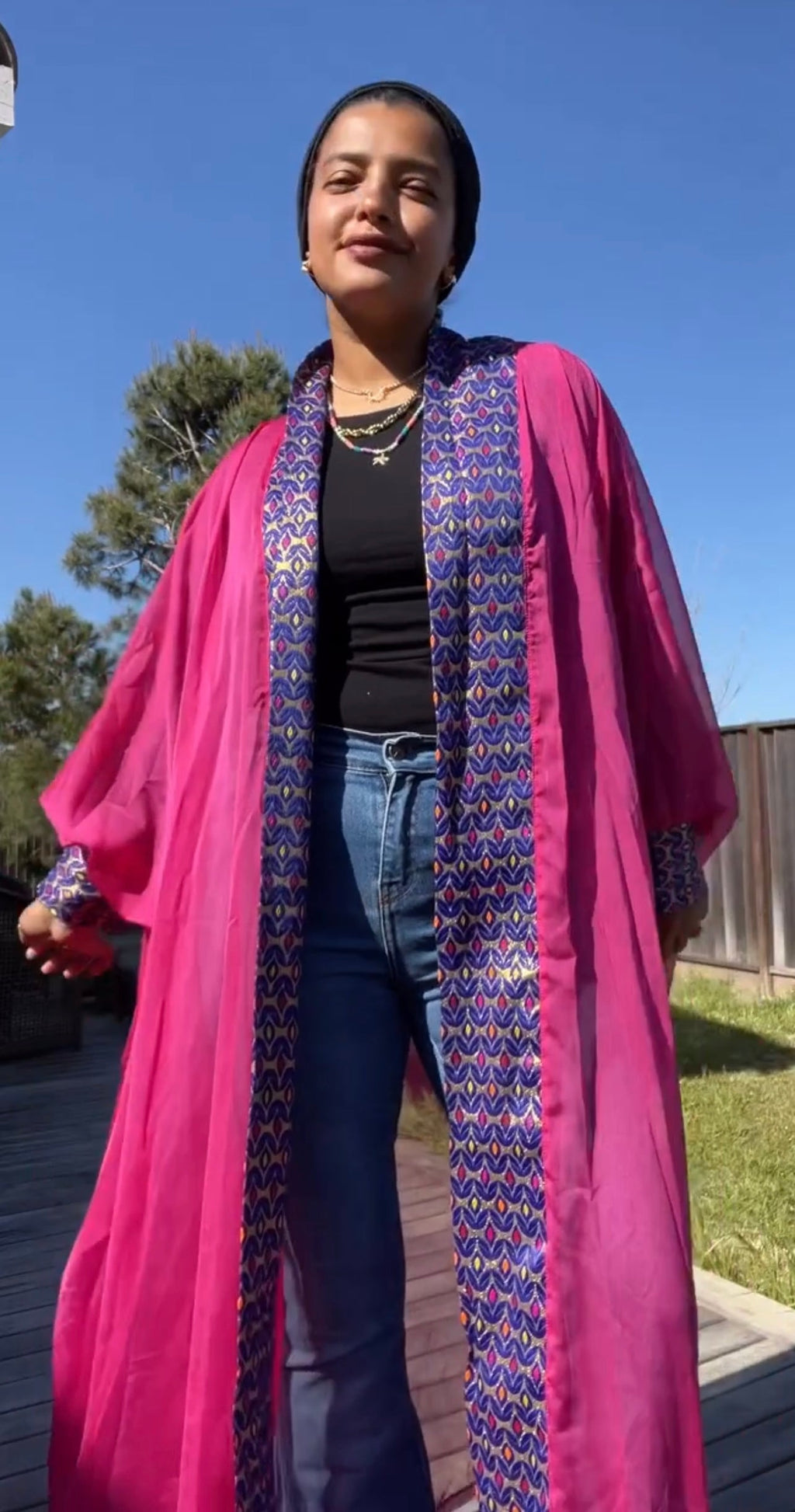 Organza Kimono/ Abaya