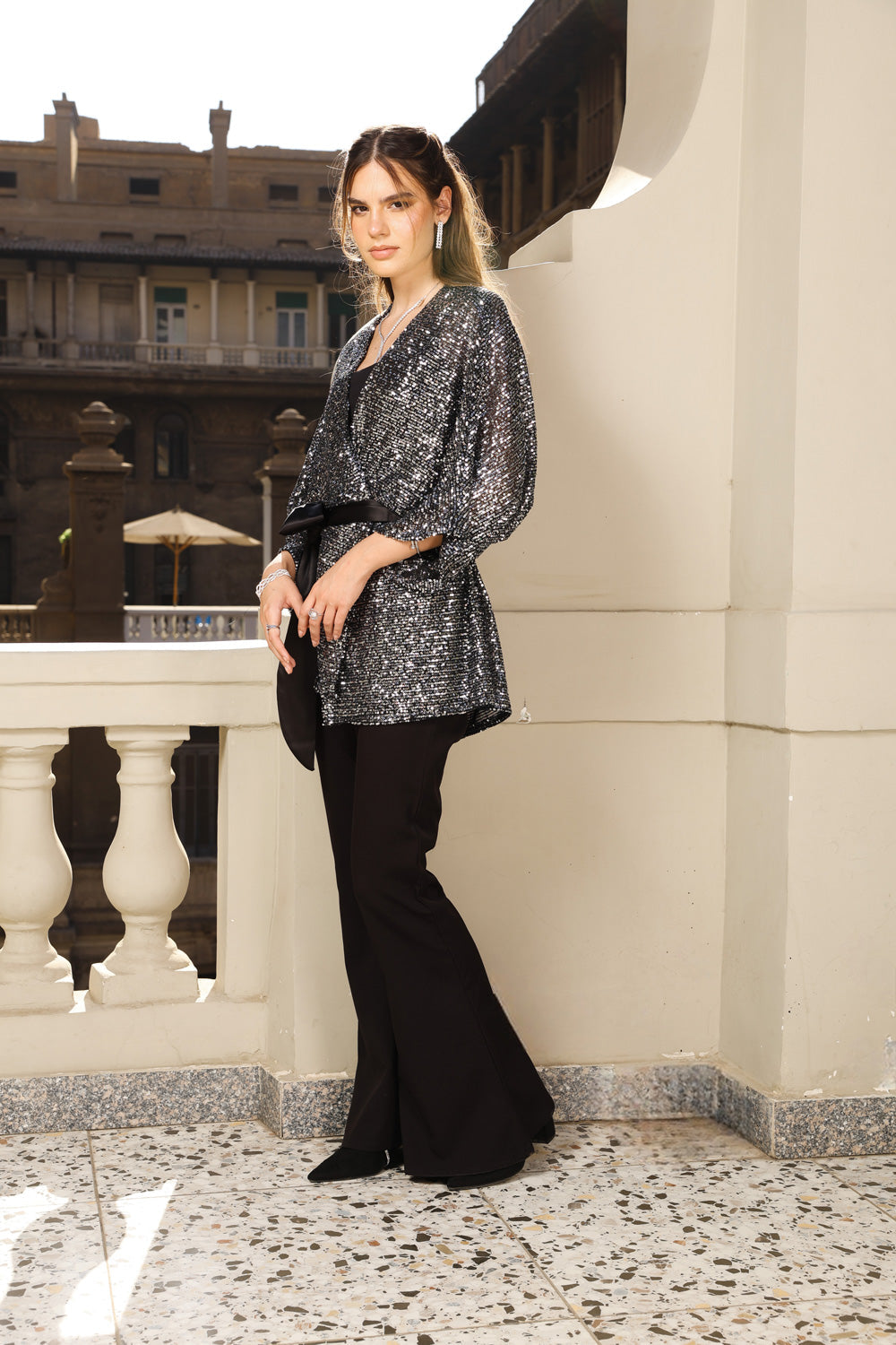 Bling bling jacket - Silver