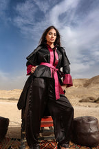 The High–Low Edit Trench - black
