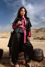 The High–Low Edit Trench - black