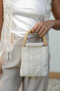 Wooden Crochet Pocketbag