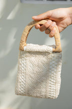 Wooden Crochet Pocketbag