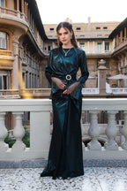 Crystal Glow Dress - Green
