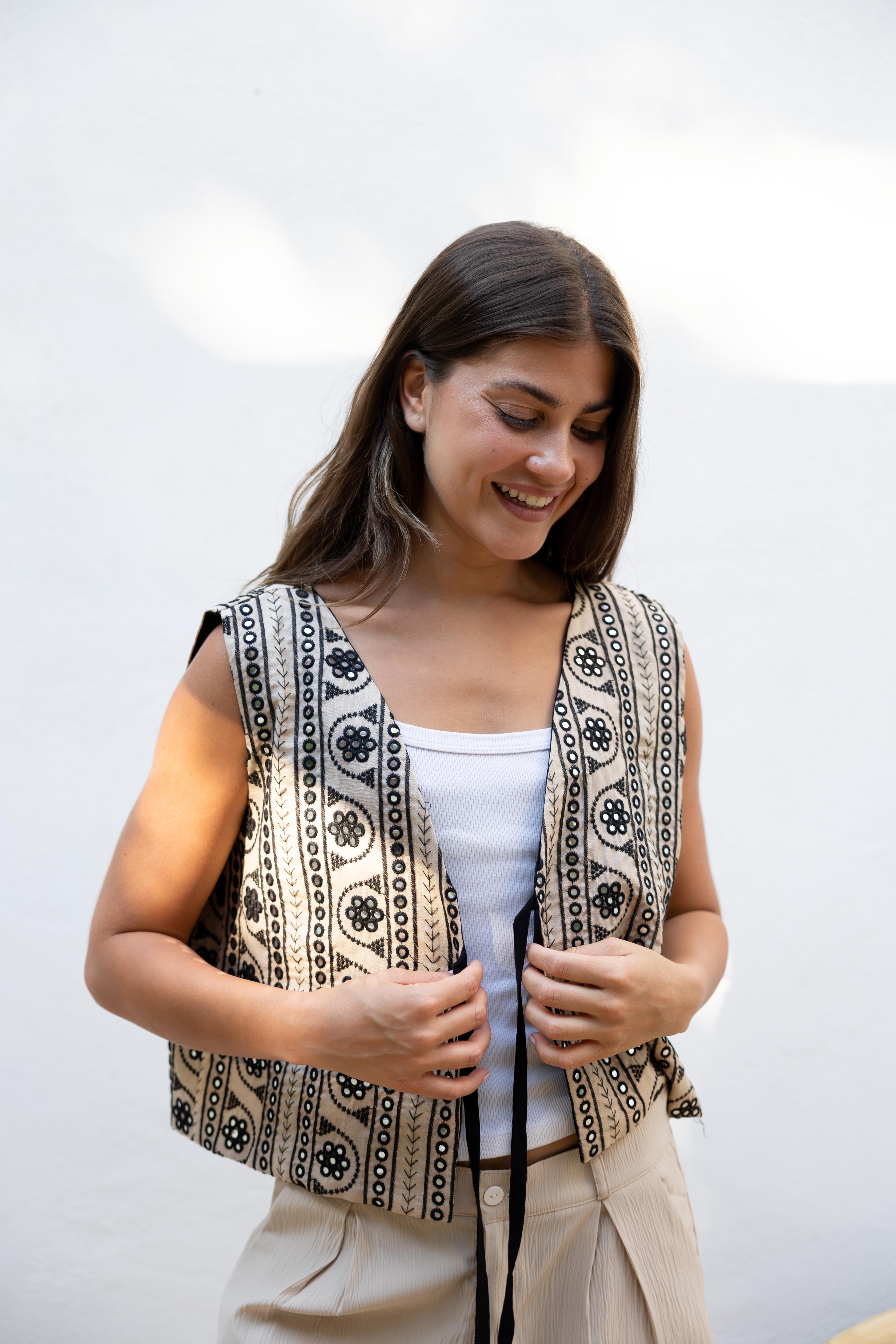 Beaded Indian Vest