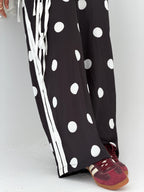 Polka Dot Wide Leg Pants