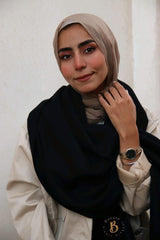 Black Wool Shawl