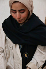 Black Wool Shawl