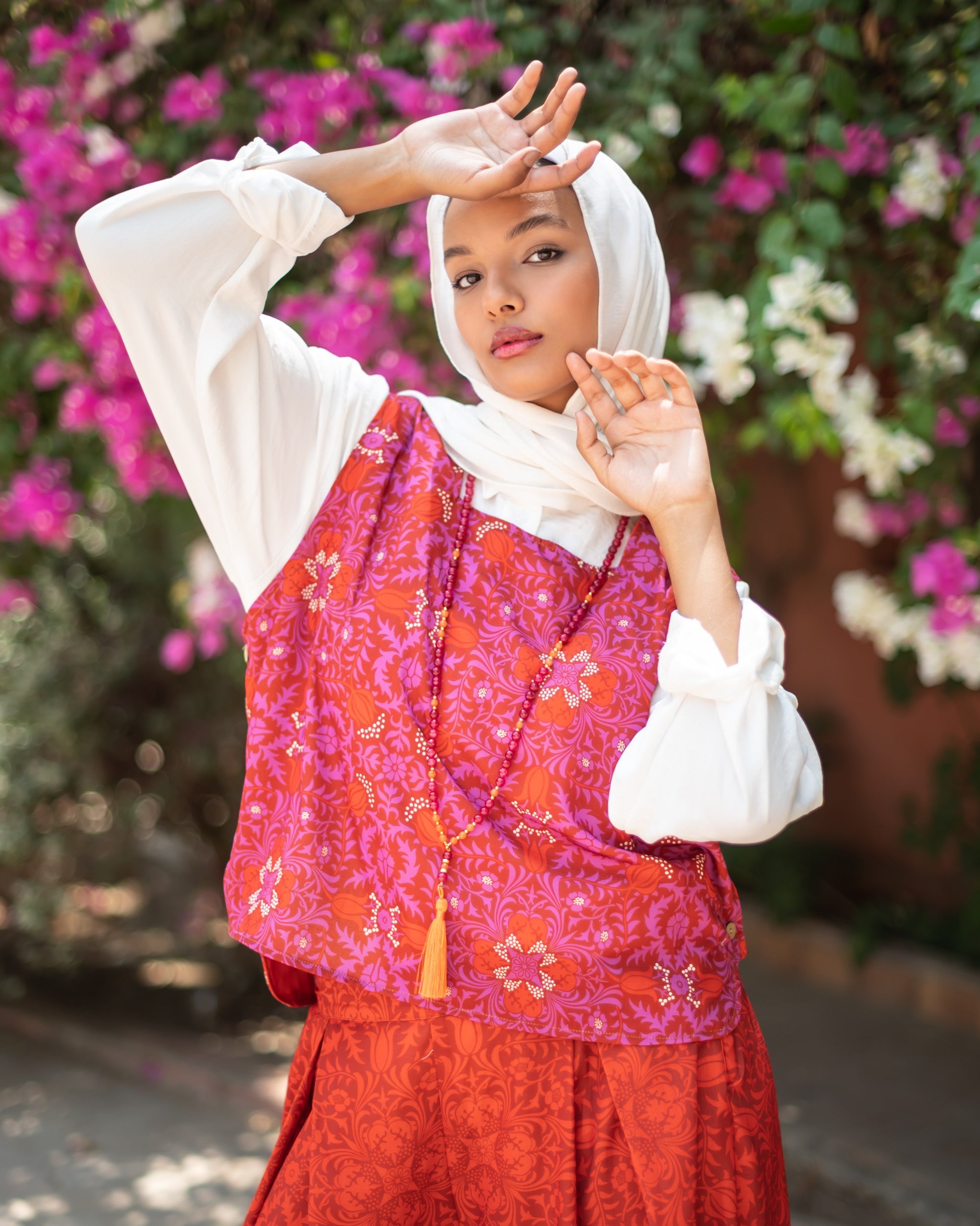 Bombay vest in Red