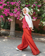 Bombay vest in Red