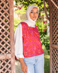 Bombay vest in Red