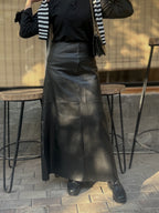 Leather Pencil Skirt