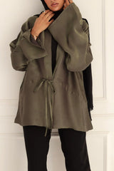 Olive Shimmery Kimono