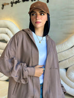 HOODED CARDIGAN