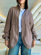 HOODED CARDIGAN