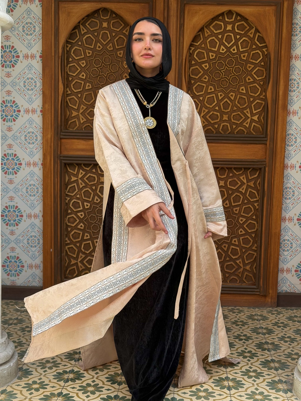 Pearl Mist Kaftan
