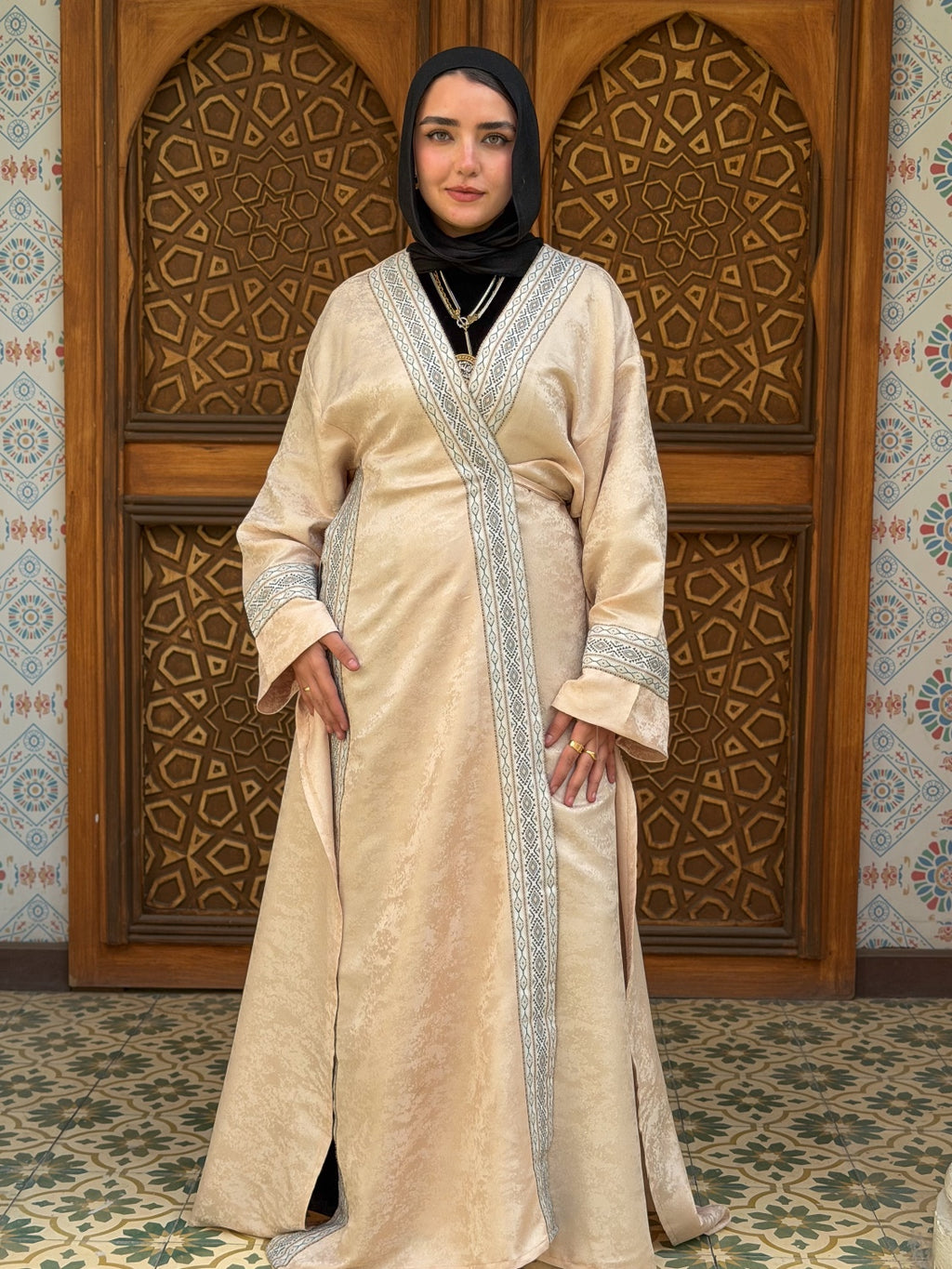 Pearl Mist Kaftan