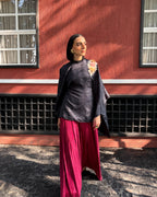 Velvet Wide Leg Pants